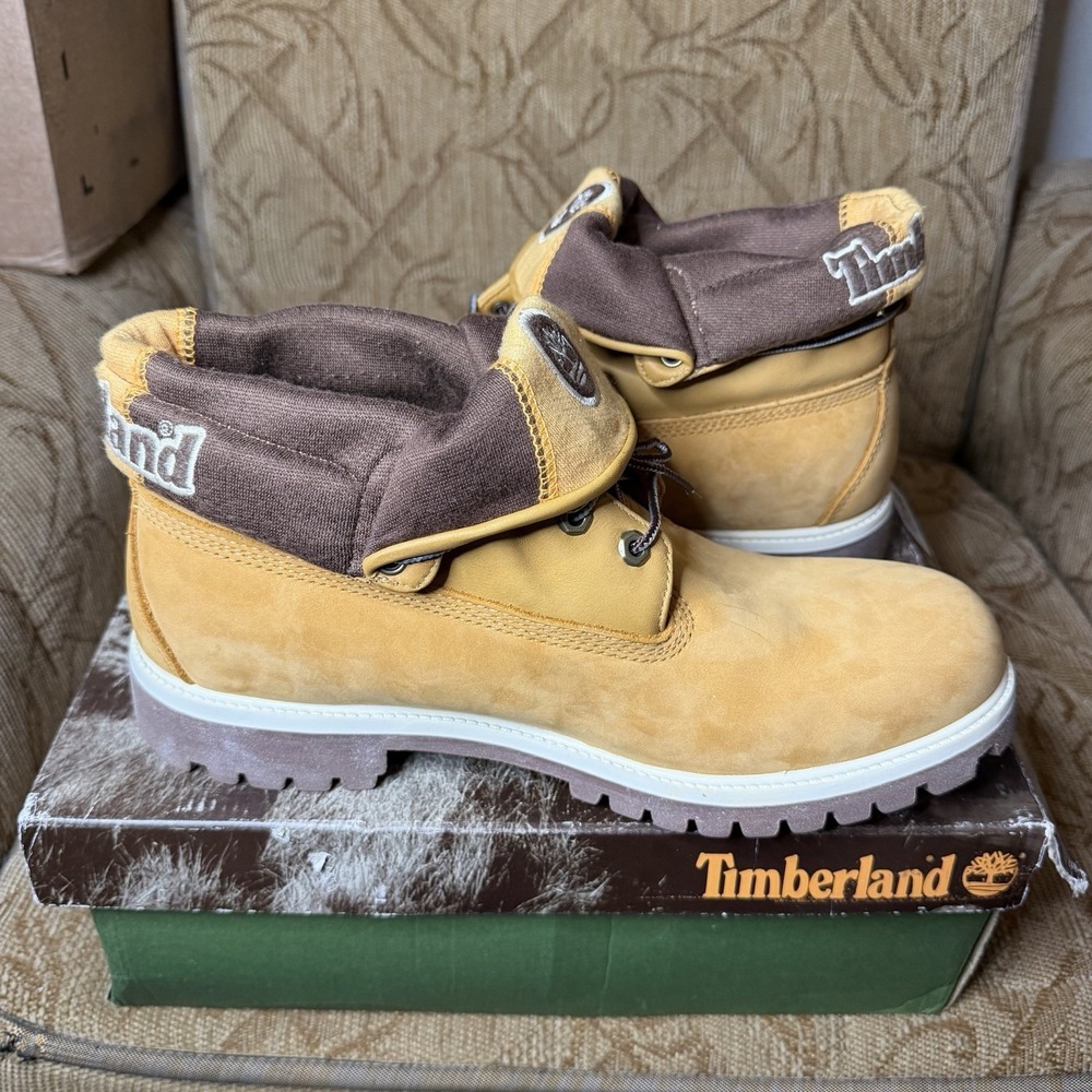 TIMBERLAND PREMIUM WATERPROOF SHORT WHEAT BOOT MENS SIZE 11 M - Picture 2 of 8